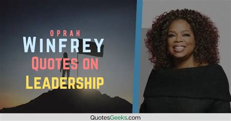 22+ Oprah Winfrey Quotes On Leadership