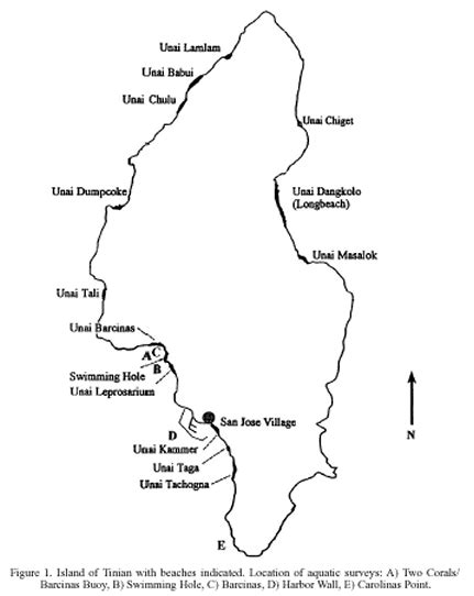 The 6th Bomb Group: Tinian Shoreline