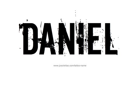 Daniel Name Tattoo Designs