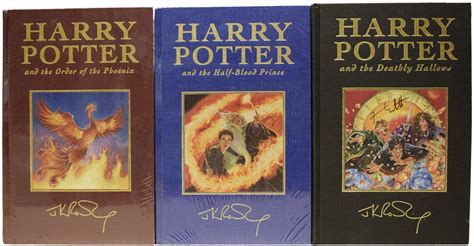 Harry Potter Series, Complete Deluxe Set, with supplementary works. Being: The Philosopher's ...