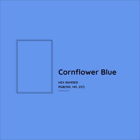 About Cornflower Blue - Color codes, similar colors and paints - colorxs.com