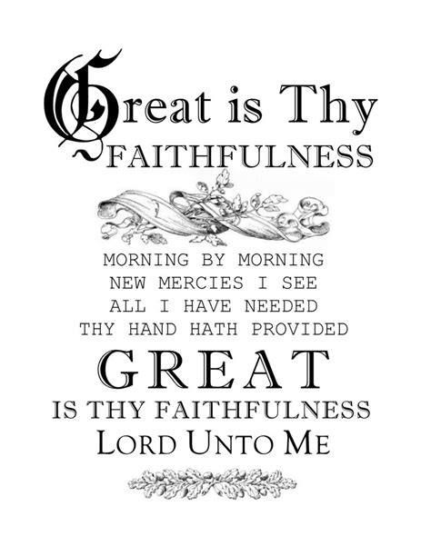 Hymn of the Year - Great is Thy Faithfulness - Hymns and Verses