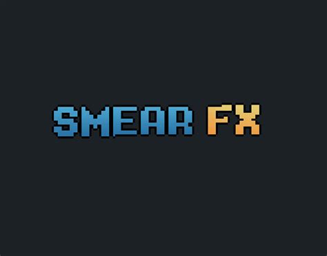 Pixel Art Smear Frames