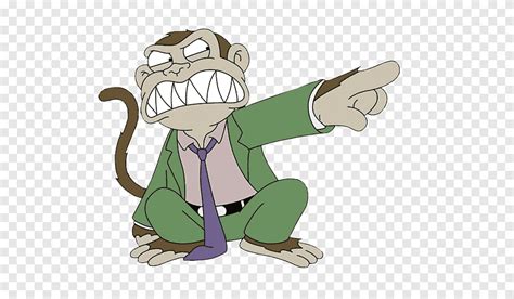 Animated monkey wearing green suit jacket, Glenn Quagmire Meg Griffin ...