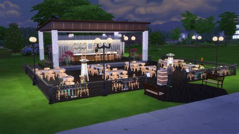 The Sims 4 Building Challenge: Tiny Summer Restaurant - Sims Online