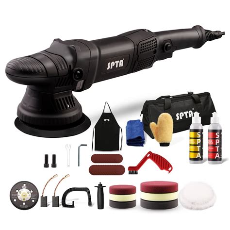 Buffer Polisher, SPTA 5-Inch 125mm Dual Action Random Orbital Car ...