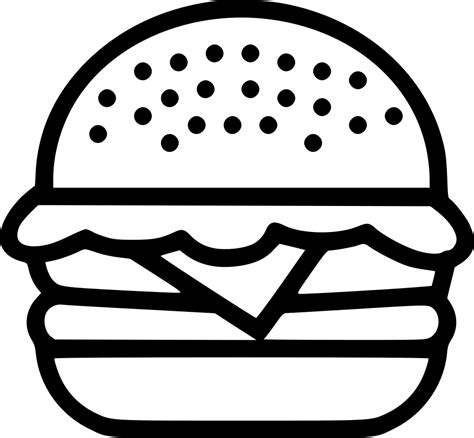 Burger Icon Png #310160 - Free Icons Library