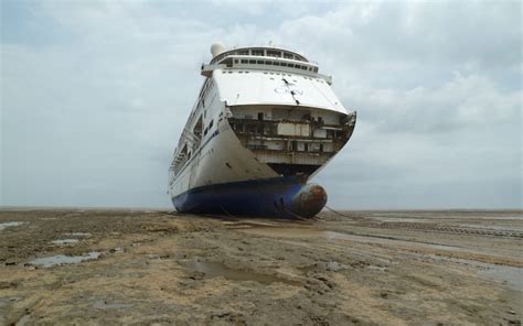 Inside India's maritime graveyard, where cruise ships go to die