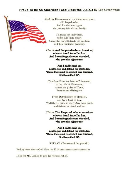 Lyrics Proud To Be An American | Lee greenwood, Lyrics, American gods