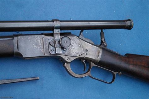 Winchester 1873 2nd Model Semi-Deluxe Rifle with Rare John W. Sidle ...