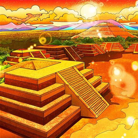 La Pirámide del Sol... EM... 17.9.2020 | Vitrales pintados, Teotihuacán, Piramides mexico