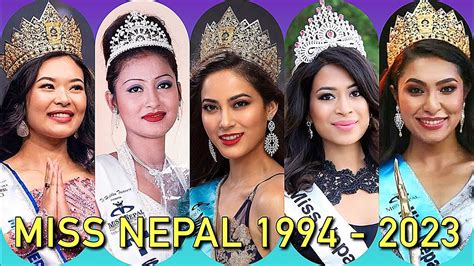 Miss Nepal Winners 1994 - 2023 #missnepal #nepal #beautypageant - YouTube