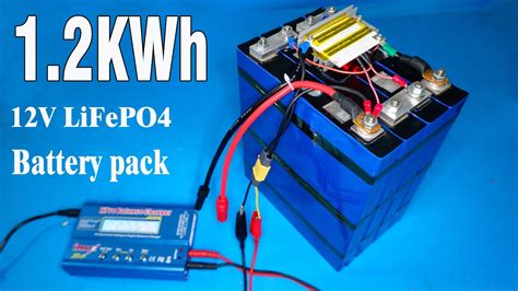 1.2KWh /12V LiFePO4 battery pack - YouTube