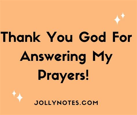 Thank You God For Answering My Prayers! Prayer To Thank God For Answered Prayers. – Joyful ...