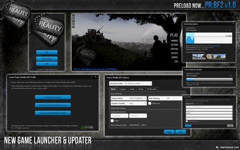 New Game Launcher and Updater image - Project Reality: Battlefield 2 mod for Battlefield 2 - Mod DB