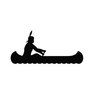 Canoe Silhouette at GetDrawings | Free download