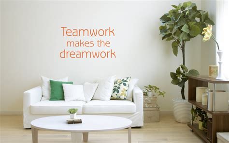 Teamwork Wall Art Quote 3 Sizes Wall Decoration Office - Etsy