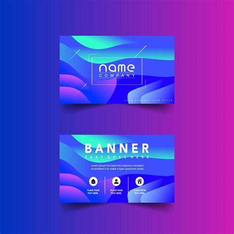 abstract business card vector template minimalist business card 24271713 Vector Art at Vecteezy