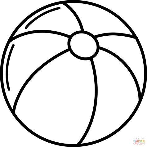 33+ Beach Ball Coloring Pages Printable - KirsteenJamil