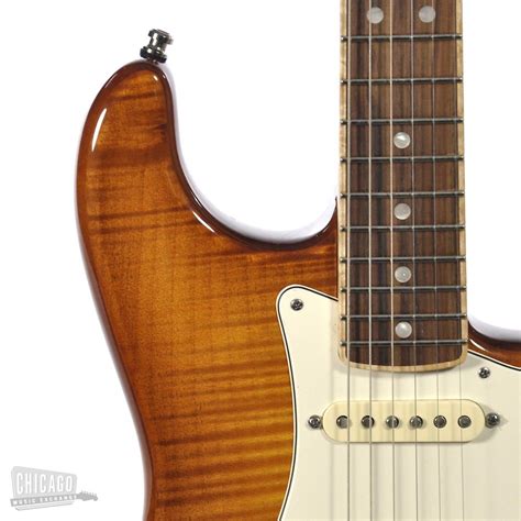 Fender Select Stratocaster HSS w/Rosewood Fretboard Inlay - Tobacco Sunburst Strat Guitar ...