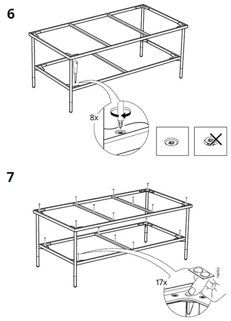 IKEA ÄSPERÖD Coffee Table Instruction Manual