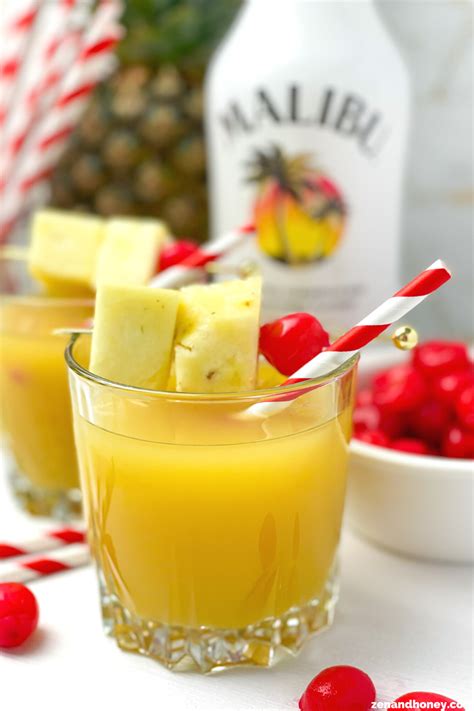 Pineapple Rum Punch Recipe - ZEN AND HONEY