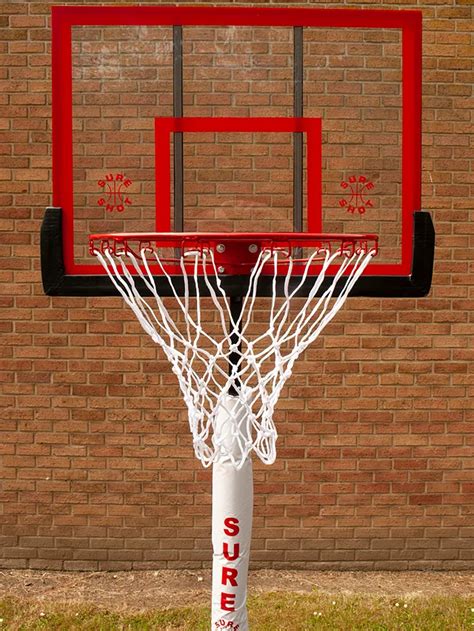 Sure Shot Slimline Dual Basketball Netball Hoop & Stand Unit