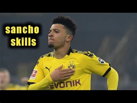 JADON SANCHO SKILLS & GOALS 19/20 - YouTube