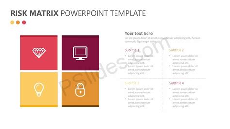 Risk Matrix PowerPoint Template Check more at https://pslides.com/templates/risk-matrix ...