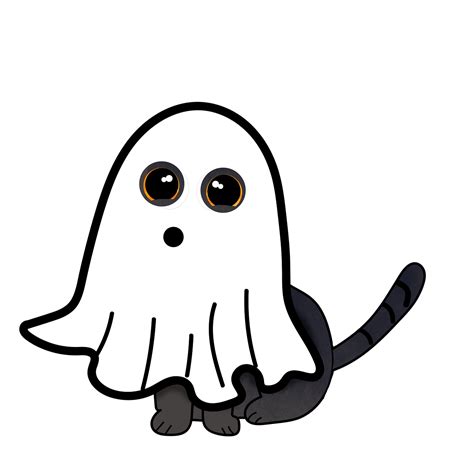 Download Ghost Cat, Halloween, Kitten. Royalty-Free Stock Illustration Image - Pixabay