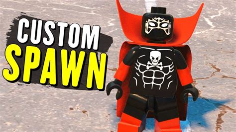 LEGO DC Super Villains - How To Make SPAWN Custom Character - YouTube