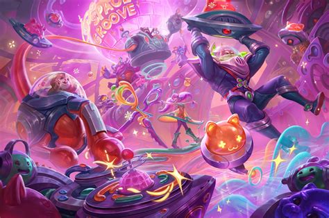 Wild Rift - Space Groove Promo Art!! : r/GwenMains