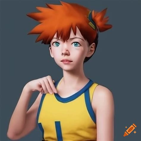 Realistic depiction of misty from pokemon