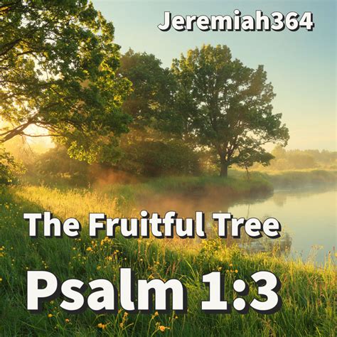 Psalm 1:3 (a) | The Fruitful Tree – Jeremiah364