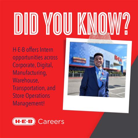 H-E-B Careers - Did you know H-E-B offers internship...