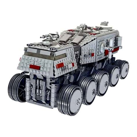 Star Wars Mandalorian Juggernaut A6 MOC-0261 Clone Turbo Tank UCS 1497Pcs Building Blocks Kids Toy