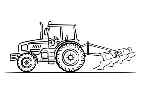 Farm Tractor Drawings