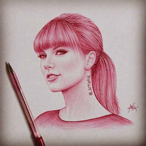 Taylor Swift Drawing at GetDrawings | Free download