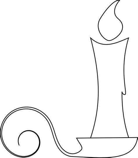 Free Candle Black And White Clipart, Download Free Candle Black And White Clipart png images ...