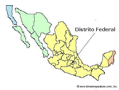 Distrito Federal Time Zone - Federal District Time Zone