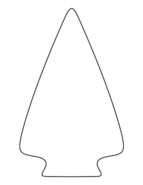 Printable Arrowhead Template