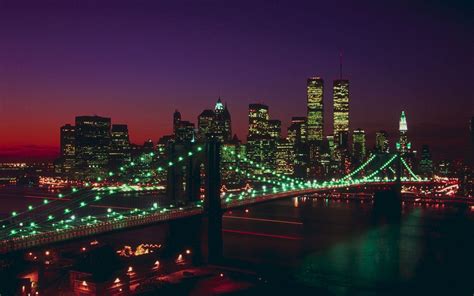 Manhattan Night Skyline Wallpapers - Top Free Manhattan Night Skyline ...