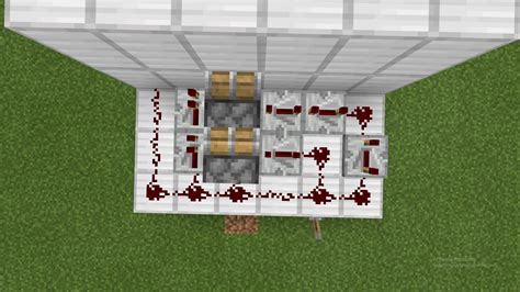 Bedrock horizontal flush double piston extender with a 6x3 footprint. : r/redstone