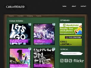 Chalkboard Free Website Template | Free CSS Templates | Free CSS