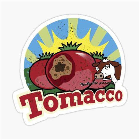 "Tomacco Simpsons Design Art " Sticker for Sale by Nakamaprints | Redbubble