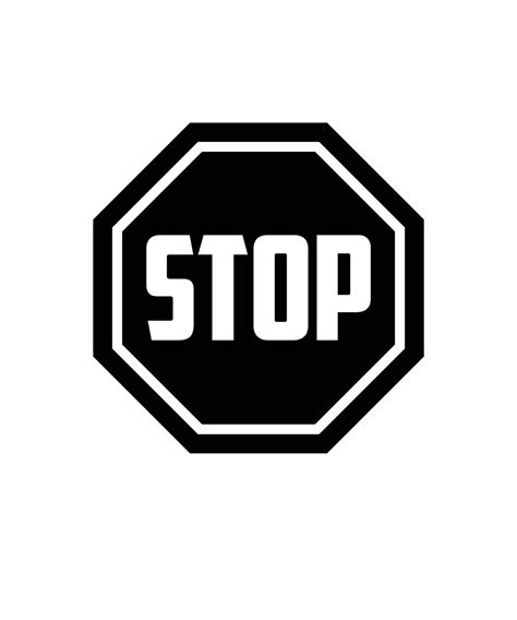 Stop Sign SVG / SVG Cut File / Car Decal SVG / Instant Download ...