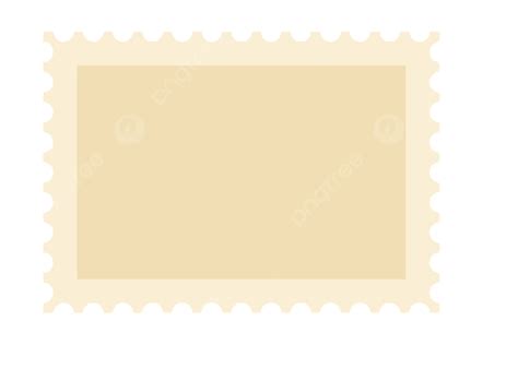 Postage Stamp Blank Postal Frame, Sticker, Send, Express PNG and Vector with Transparent ...