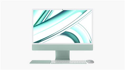 3D Apple IMac 2023 Green Model - TurboSquid 2151964