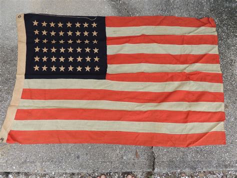 Large Antique 48 Star United States Flag by ShastaVintage on Etsy