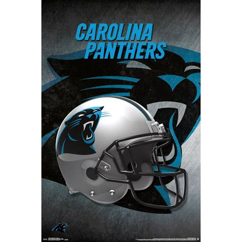 NFL: Carolina Panthers- Helmet Logo Poster - 22x34 - Walmart.com ...